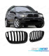 CALANDRES BMW X5 E53 LCI 04-06 LOOK M PERFORMANCE NOIR BRILLANT