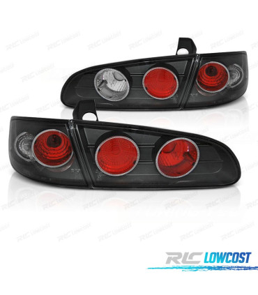 FEUX ARRIÈRE SEAT IBIZA 6L 02-08 FOND NOIR