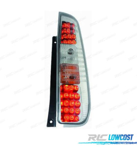 FEUX ARRIÈRE FORD FIESTA 02-08 LED FOND CHROMÉ