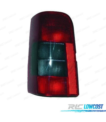 FEUX ARRIÈRE GAUCHE POUR CITROEN BERLINGO ET POUR PEUGEOT PARTNER 96-08 ROUGE FUMÉ