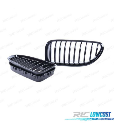 CALANDRES BMW F06 F12 F13 11-18 LOOK PERFORMANCE NOIR BRILLANT