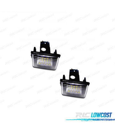 ÉCLAIRAGE DE PLAQUE D´IMMATRICULATION LED PEUGEOT TYPE 1