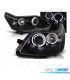 PHARES CITROËN C4 04-09 ANGEL EYES FOND NOIR