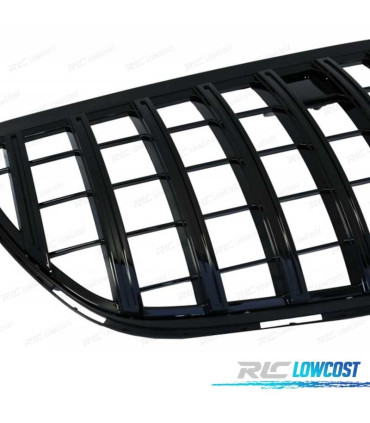 CALANDRE MERCEDES CLASSE E COUPÉ C207 13-15 LOOK GT-R PANAMERICAN NOIR BRILLANT