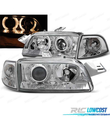 PHARES FIAT PUNTO 93-99 ANGEL EYES AUT.FOND CHROMÉ