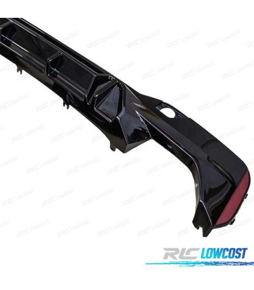 DIFFUSEUR BMW G30 G31 LOOK M PERFORMANCE NOIR BRILLANT O---O