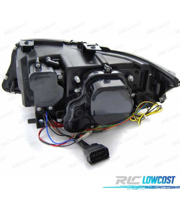 PHARES XÉNON AFS ANGEL EYES U 3D LED BMW E90 E91 LCI 08-12 FONDO NOIR