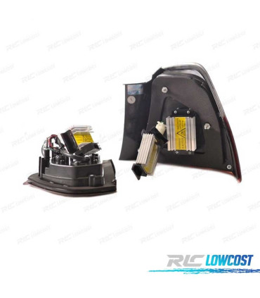 FEUX ARRIÈRE BMW E91 TOURING 05-08 LED ROUGE FUMÉ FONCÉ