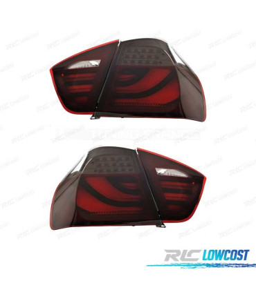 FEUX ARRIÈRE BMW E91 TOURING 05-08 LED ROUGE FUMÉ FONCÉ