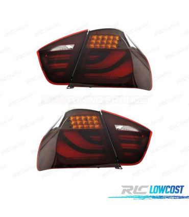FEUX ARRIÈRE BMW E91 TOURING 05-08 LED ROUGE FUMÉ FONCÉ