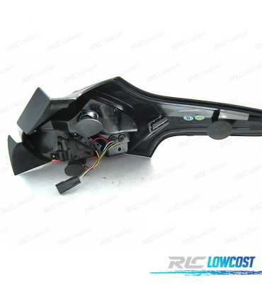 FEUX ARRIÈRE FORD FOCUS MK3 15-18 LED DYNAMIQUE NOIR FUMÉ