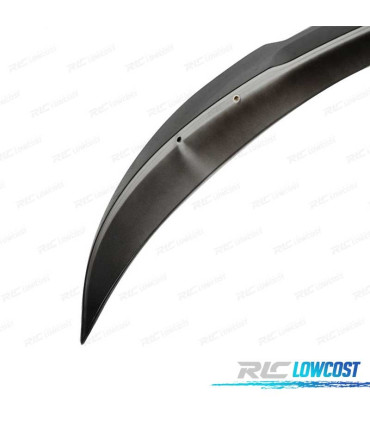 AILERON BECQUET LAME COFFRE BMW E90 LOOK M4 PSM NOIR BRILLANT