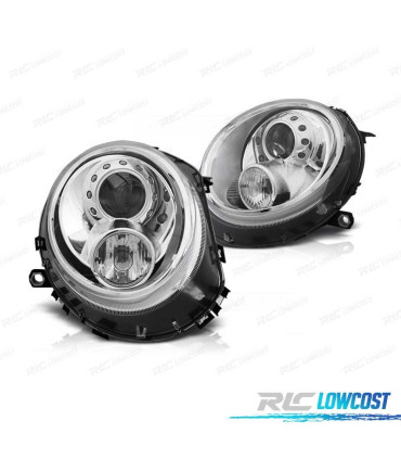 PHARES MINI COOPER 06-14 CHROMÉ