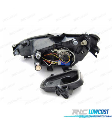 PHARES PEUGEOT 206 02- DAYLIGHT ANGEL EYES CHROMÉ