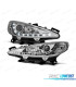 PHARES PEUGEOT 207 06-12 DAYLIGHT LED CHROMÉ + MOTEUR