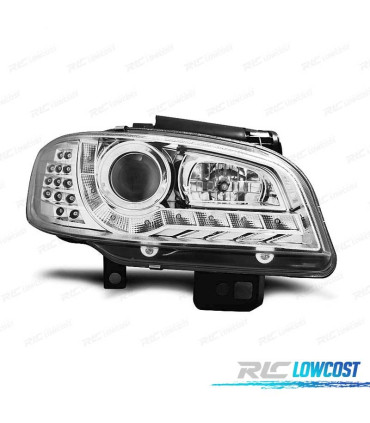 PHARES SEAT IBIZA CORDOBA 99-02 LED DAYLIGHTS CHROMÉ