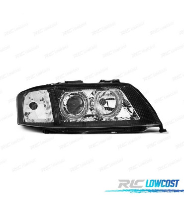 PHARES AUDI A6 99-01 ANGEL EYES FOND NOIR