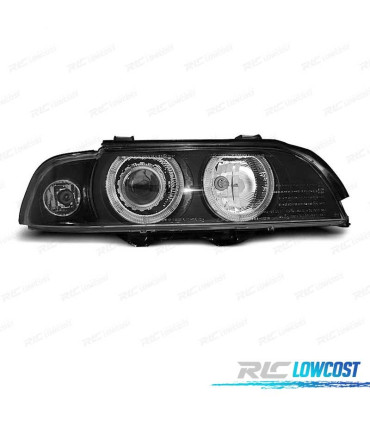 PHARES BMW E39 95-03 YEUX ANGE H7 H7 NOIR