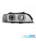 PHARES BMW E39 95-03 ANGEL EYES XENON D2S H7 CHROMÉ