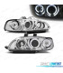 PHARES HONDA CIVIC 91-95 4D ANGEL EYES CHROMÉ