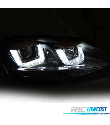 PHARES VOLKSWAGEN VW GOLF 7 12-17 LOOK GTI LED DAYLIGHT