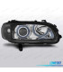 PHARES OPEL OMEGA B 94-99 ANGEL EYES NOIR H7