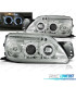 PHARES FORD FIESTA 99-02 ANGEL EYES FOND CHROMÉ
