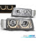 PHARES VOLKSWAGEN VW PASSAT 93-96 ANGEL EYES FOND CHROMÉ H7
