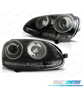 PHARES VOLKSWAGEN VW GOLF MK5 03-08 R32 FOND NOIR