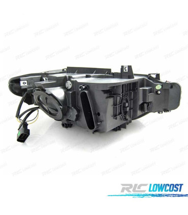 PHARES BMW F30 F31 11-15 XENON AFS ANGEL EYES LED DRL CHROMÉ