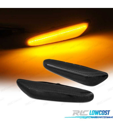 CLIGNOTANTS LATÉRAUX BMW E46 E60 E87 E84 E90 LED DYNAMIQUES FUMÉ