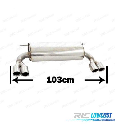 POT D'ÉCHAPPEMENT SPORT BMW F30 F31 320 316 LOOK M DOUBLE SORTIE