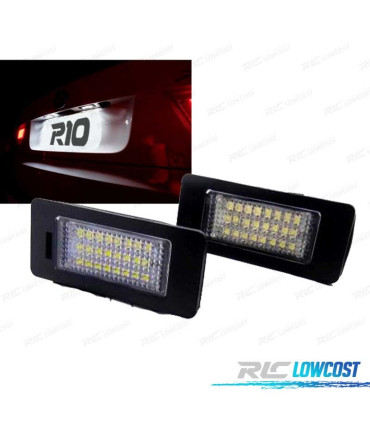 ÉCLAIRAGE PLAQUE D´IMMATRICULATION AUDI Q5 A4 A5 A1 TT VOLKSWAGEN VW PASSAT B6 KOMBI SKODA CANBUS LED BLANC PUR