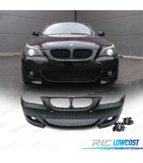 PARE CHOCS FRONTAL BMW E60 E61 03-07 LOOK M5 PDC+ ANTIBROUILLARD PDC