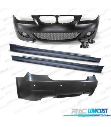 KIT CARROSSERIE BMW E60 03-07 LOOK M5 SRA + ANTIBROUILLARD PLASTIQUE ABS