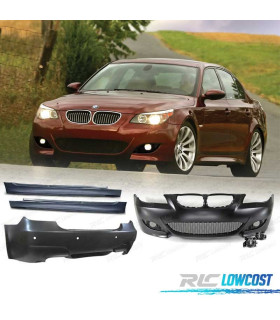 KIT CARROSSERIE BMW E60 03-07 ANTIBROUILLARD ET LAVE PHARES LOOK M5