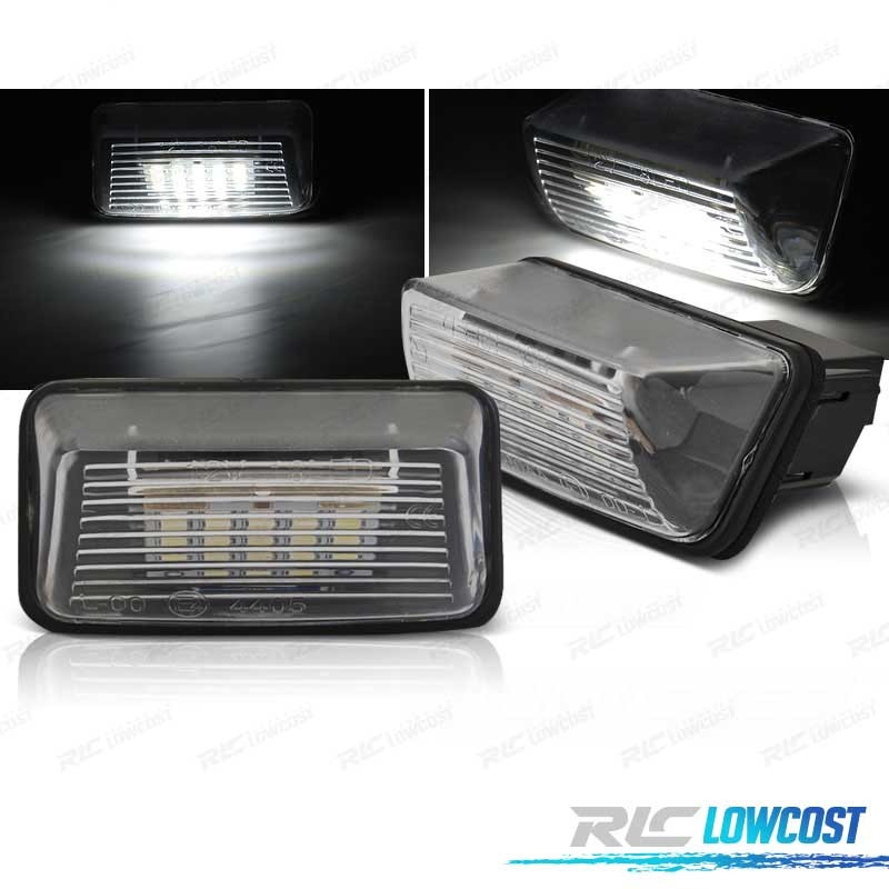 ÉCLAIRAGE PLAQUE D´IMMATRICULATION LED POUR PEUGEOT 206 306 307