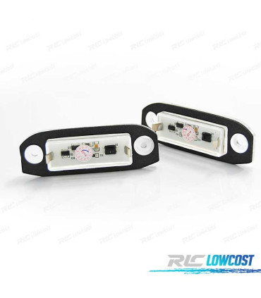 ÉCLAIRAGE PLAQUE D´IMMATRICULATION POUR VOLVO C30, S40, S60, S80, V70 Y XC LED