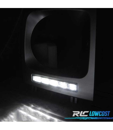 KIT FEUX DIURNES AVANT MERCEDES W461 W463 01-12 DRL LED ARGENT