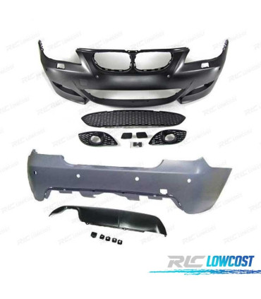 KIT BOUCLIER BMW E60 03-07 LOOK M5 PDC SRA