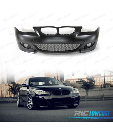 KIT CARROSSERIE BMW E60 03-07 LOOK M5 PARE CHOCS FRONTAL + ARRIÈRE + ANTIBROUILLARDS