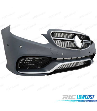 PARE CHOCS FRONTAL MERCEDES CLASSE E W212 13-16 LOOK AMG E63 PDC