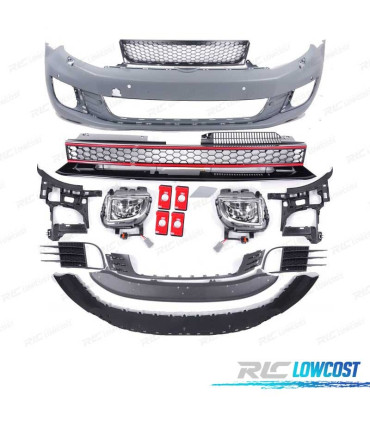 PARE CHOCS FRONTAL VOLKSWAGEN VW GOLF 6 HATCHBACK LOOK GTI PDC