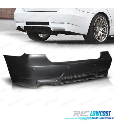 PARE-CHOCS ARRIÈRE BMW E90 LOOK M3 PDC DOUBLE SORTIE GAUCHE