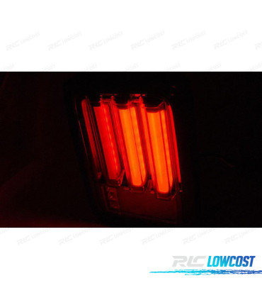 FEUX ARRIÈRE JEEP WRANGLER JK 07-18 LED BAR NOIR FUMÉ