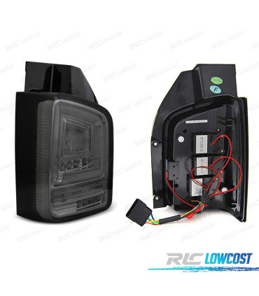 FEUX ARRIÈRE VOLKSWAGEN VW T6 15-19 TR LED DYNAMIQUE FUMÉ