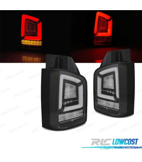 FEUX ARRIÈRE POUR VOLKSWAGEN VW T6 15-19 TR LED DYNAMIQUES NOIR