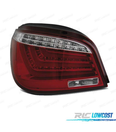 FEUX ARRIÈRE BMW E60 LCI 07-10 BERLINE LED ROUGE BLANC