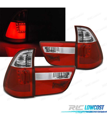 FEUX ARRIÈRE BMW X5 E53 99-03 LED ROUGE BLANC