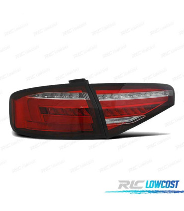 FEUX ARRIÈRE AUDI A4 B8 11-15 BERLINE LED DYNAMIQUE ROUGE BLANC